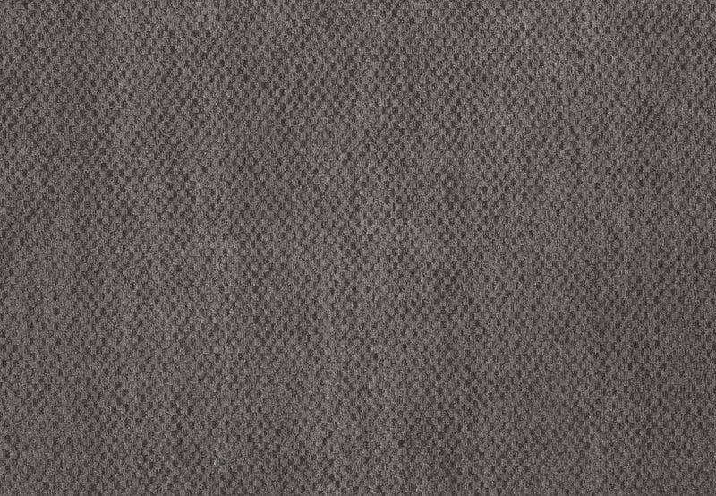 Made in Canada Morty 2-Piece Right-Facing Chenille Fabric Sectional with Sofa and Accent Pillows - Grey