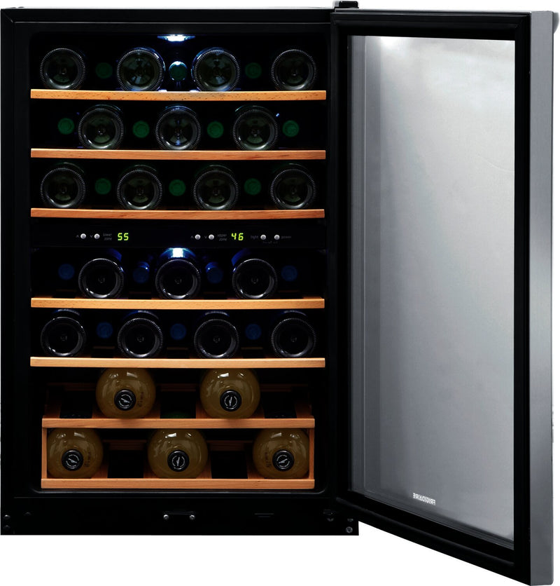 Frigidaire 4.4 Cu. Ft. 45Bottle TwoZone Wine Cooler FRWW4543AS