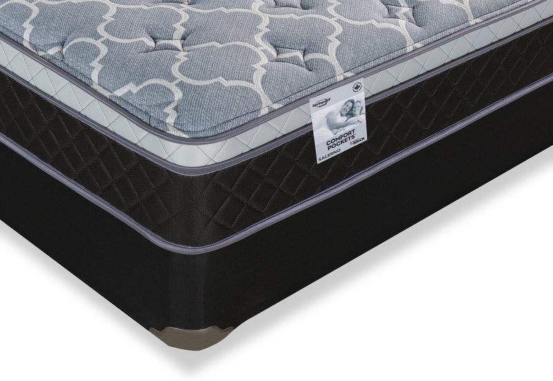 Springwall Salerno Eurotop Low-Profile Split Queen Mattress Set