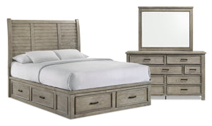 Levi 5-Piece Queen Storage Bedroom Package