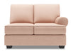 Sofa Lab Roll RAF Loveseat - Pax Rose