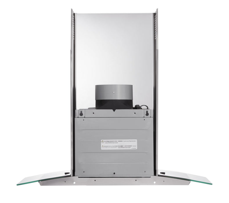 Whirlpool 30\" Glass Wall Mount Range Hood - WVW51UC0LS