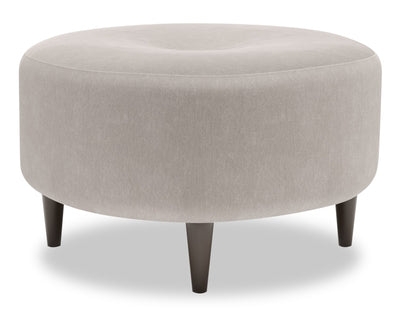 Sofa Lab The Curve Ottoman - Pax Slate 