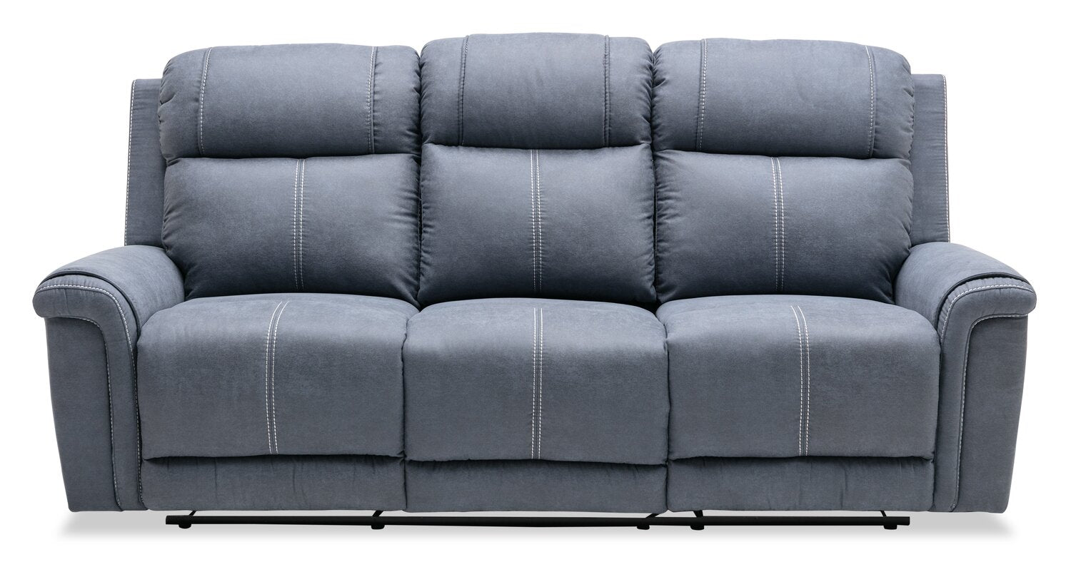 Microsuede reclining couch deals