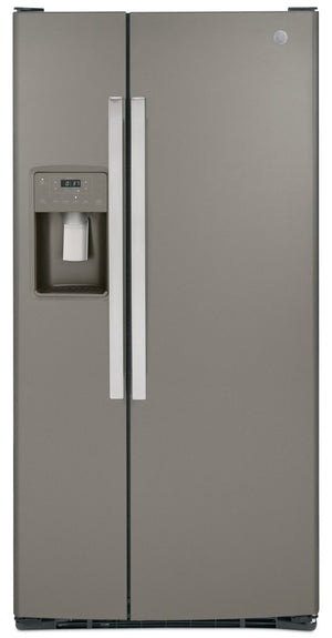 GE 23 Cu. Ft. Side-by-Side Refrigerator - GSS23GMPES | Réfrigérateur GE de 23 pi3 à compartiments juxtaposés - GSS23GMPES | GSS23GMS