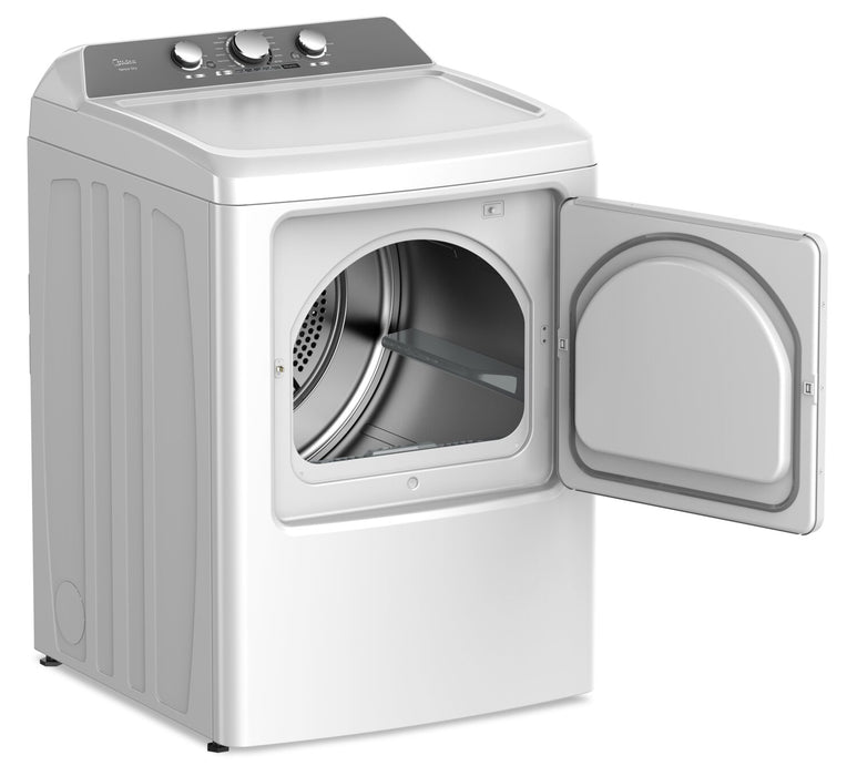 Midea 4.3 Cu. Ft. Top-Load Washer and 6.7 Cu. Ft. Electric Dryer - White 
