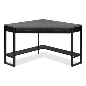 Christiana Corner Desk - Black/Grey | Bureau en coin Christiana - noir et gris | CHRBGDSK