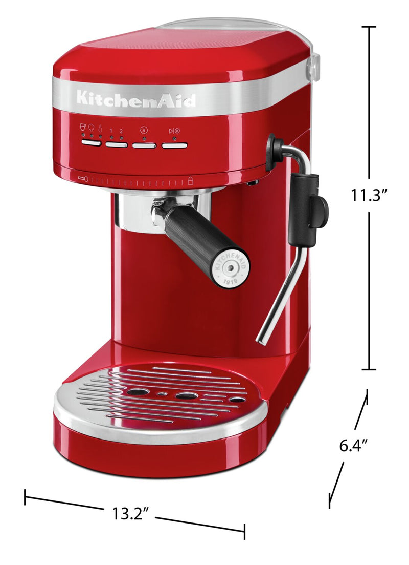 KitchenAid Metal SemiAutomatic Espresso Machine KES6503ER The Brick