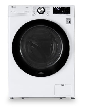 LG 2.6 Cu. Ft. Smart Compact Front-Load Washer - WM1455HWA