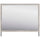 Zen Bedroom Dresser Mirror, Attachable, Wall Hanging - Grey