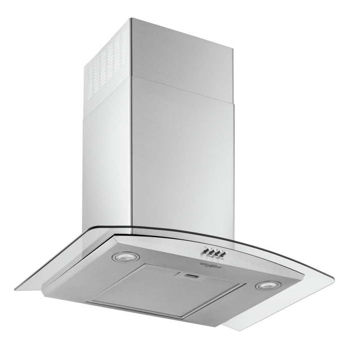 Whirlpool 30\" Glass Wall Mount Range Hood - WVW51UC0LS