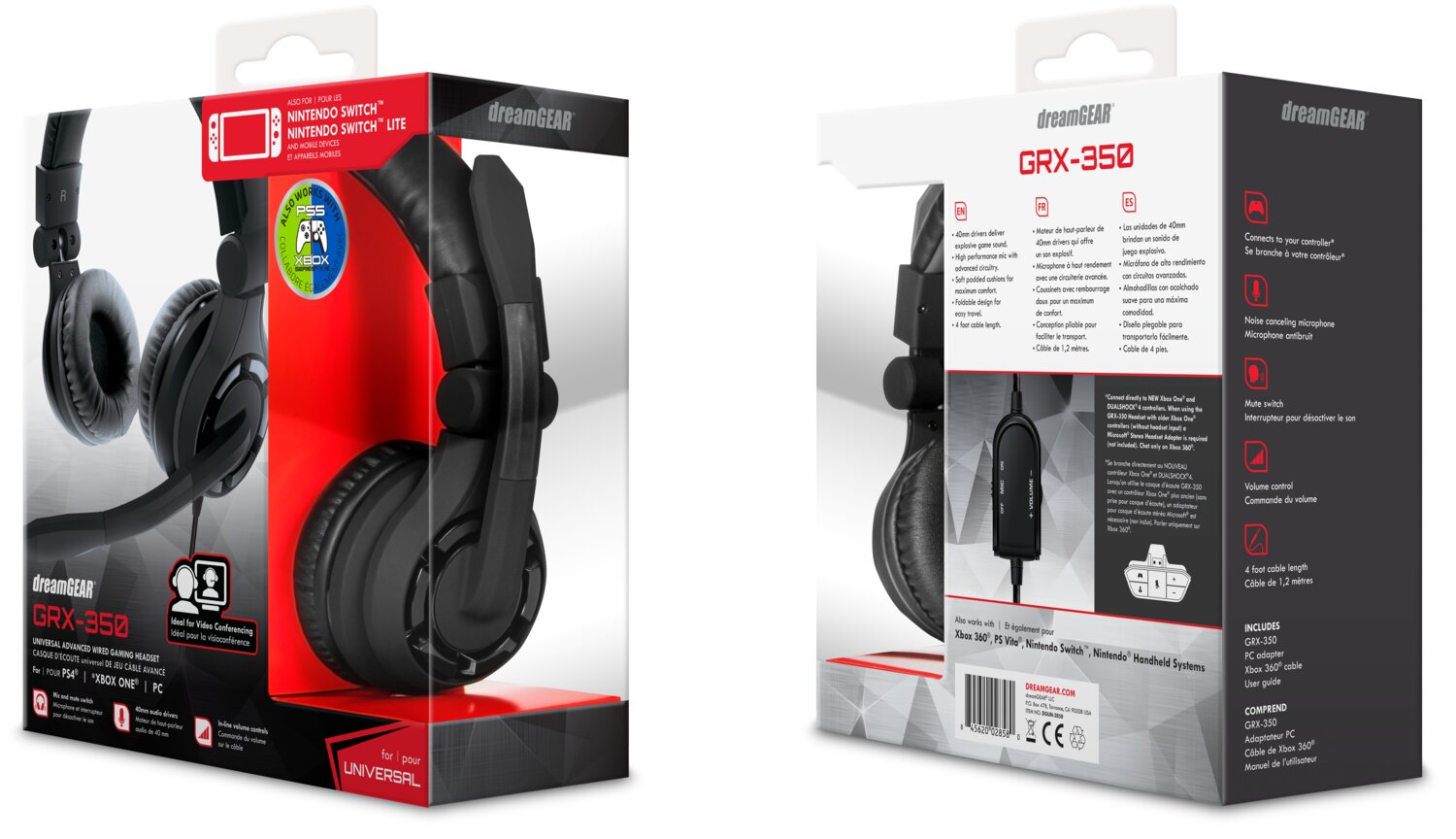 dreamGEAR Universal Wired Gaming Headset The Brick