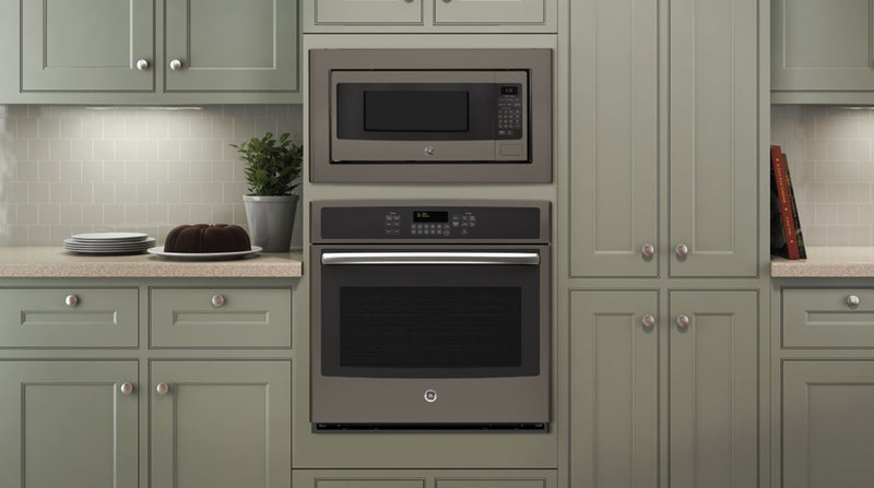 Profile 1.1 Cu. Ft. Countertop Microwave with Touch Control and Digital Display - Slate - PEM10SLFC