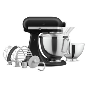 KitchenAid Artisan Series Tilt-Head Stand Mixer with Premium Accessory Pack - KSM195PSBM