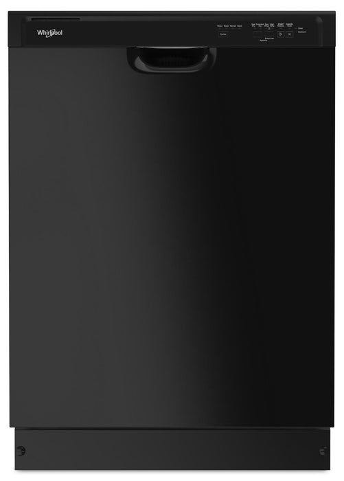 Whirlpool 24\" 57 dBA Built-In Front-Control Dishwasher - Black - WDF341PAPB