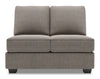 Sofa Lab Roll Armless Loveseat - Luna Smoke
