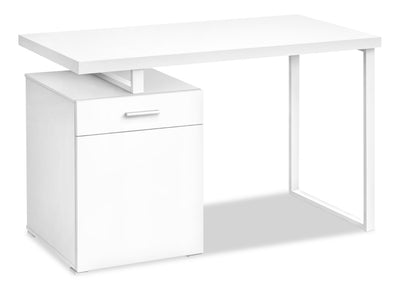 Remi Reversible Desk - White 