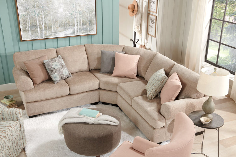 Sofa Lab Roll RAF Loveseat - Luxury Taupe