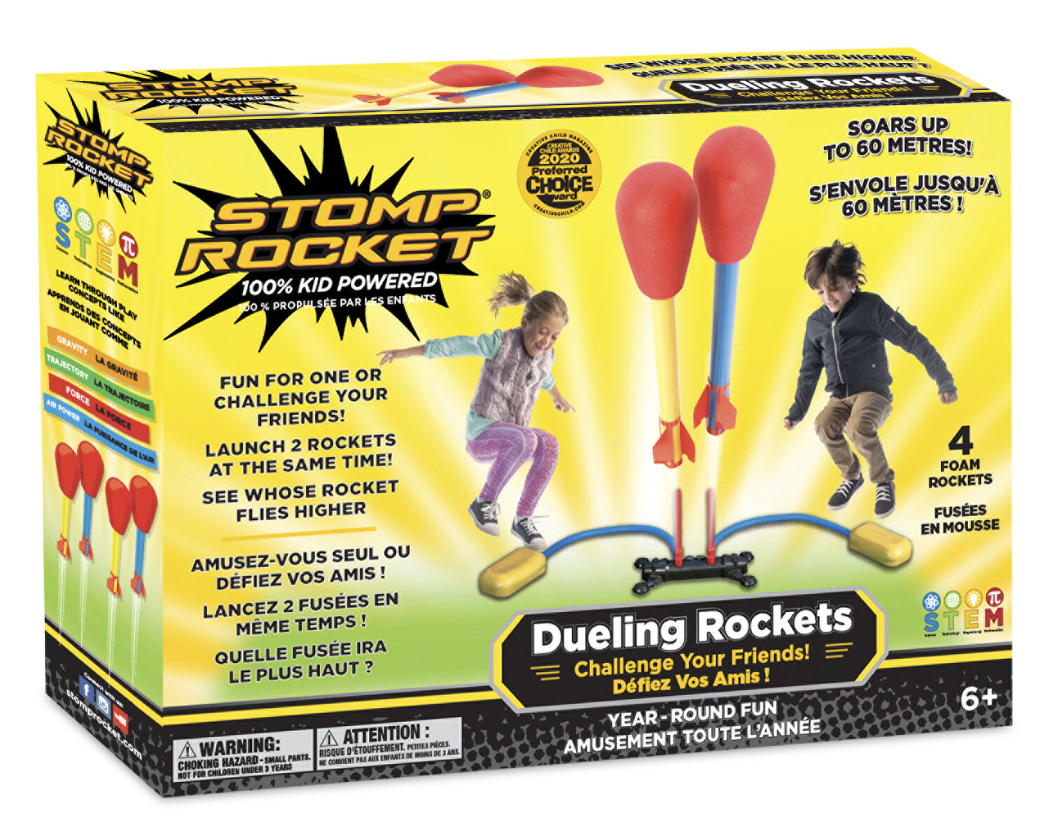 Original Stomp Rocket® Dueling Rockets™ - The Brick