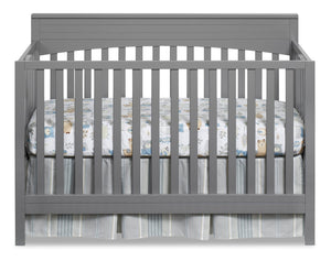 Harper 4-in-1 Convertible Crib - Dove Grey | Lit de bébé Harper convertible 4 en 1 - gris tourterelle | HAR2G4CB