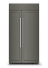 KitchenAid 25.5 Cu. Ft. Panel-Ready Built-In Side-by-Side Refrigerator - KBSN702MPA