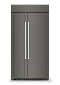 KitchenAid 25.5 Cu. Ft. Panel-Ready Built-In Side-by-Side Refrigerator - KBSN702MPA 