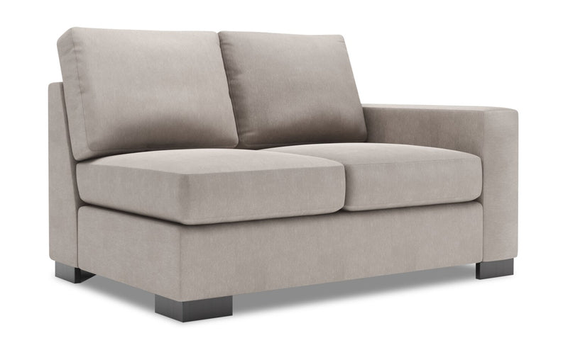 Sofa Lab Track RAF Loveseat - Pax Slate