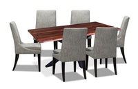 Shilo 7-Piece Dining Package - Natural/Grey 