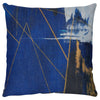 Abstract Accent Pillow - Blue 