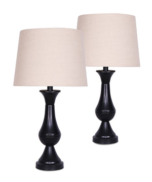 Grady 2-Piece Table Lamp Set with USB Port | Ensemble 2 lampes de table Grady avec port USB | GRADY2PK