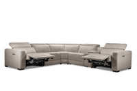 Adelaide 6-Piece Power Reclining Sectional - Grey 