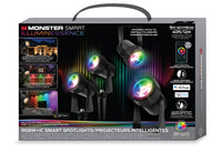 Monster Illuminessence 4-Pack Smart Indoor/Outdoor Spotlight 
