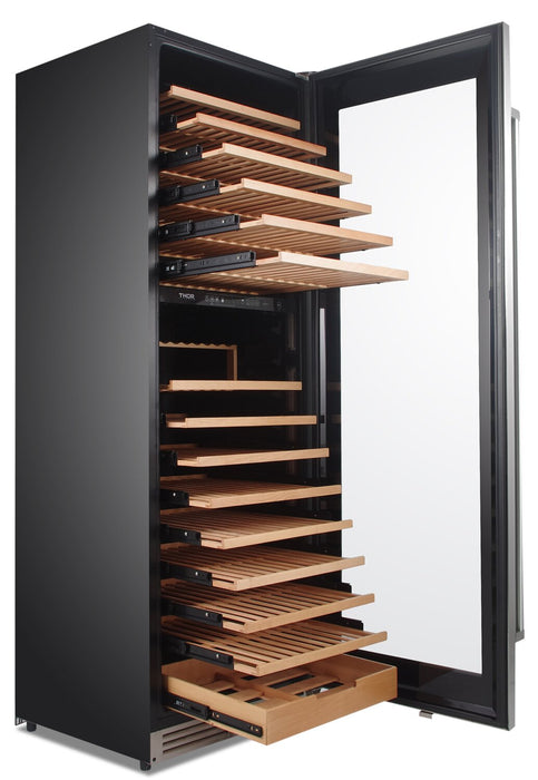 Thor 24\" 16.1 Cu. Ft. Single-Door Refrigerator - Stainless Steel - TWC2403DI