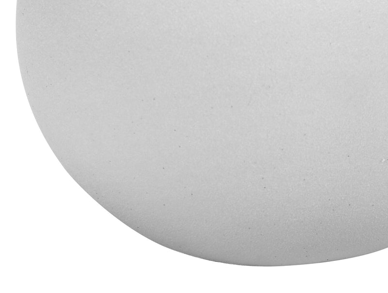 16\" Cream Ceramic with Drum Shade Table Lamp