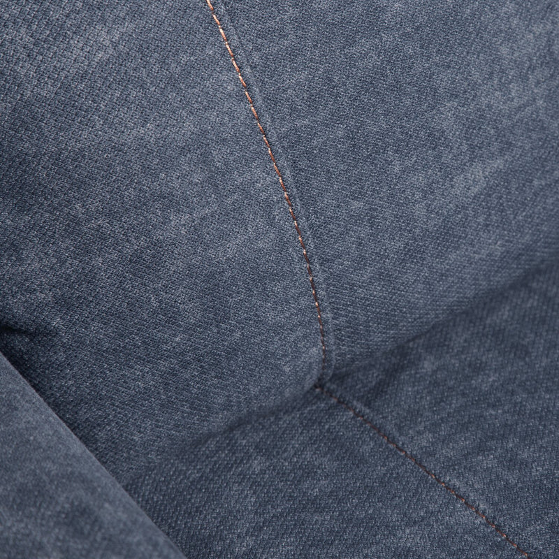 Jeffery Velvet Swivel Glider Recliner Indigo The Brick