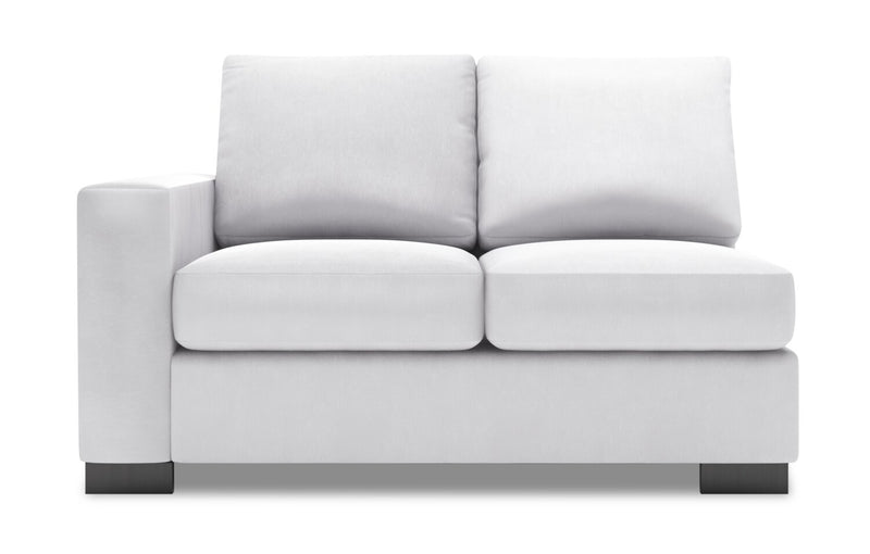Sofa Lab Track LAF Loveseat - Pax Ice