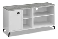 Cameron 48” TV Stand - White 