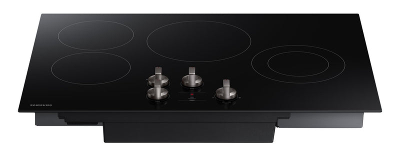 Samsung 30\" 4-Element Electric Cooktop with Knob Controls - Stainless Steel - NZ30R5330RK/AA