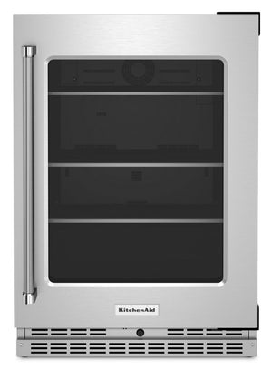 KitchenAid 5.2 Cu. Ft. Right-Opening Under-Counter Refrigerator - KURR314KSS