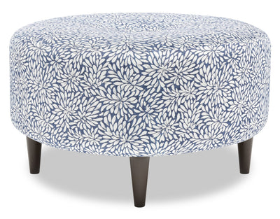 Sofa Lab The Curve Ottoman - Cadet 