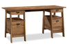 Kyree Executive Desk - Vintage Oak 