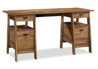 Kyree Executive Desk - Vintage Oak  