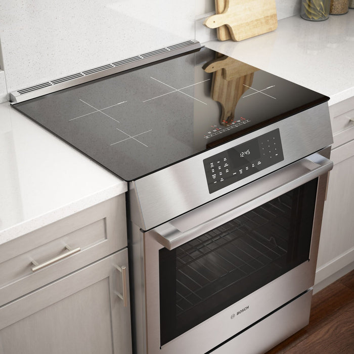 Bosch 4.6 Cu. Ft. 800 Series Electric Range with Induction Cooktop - HII8057C