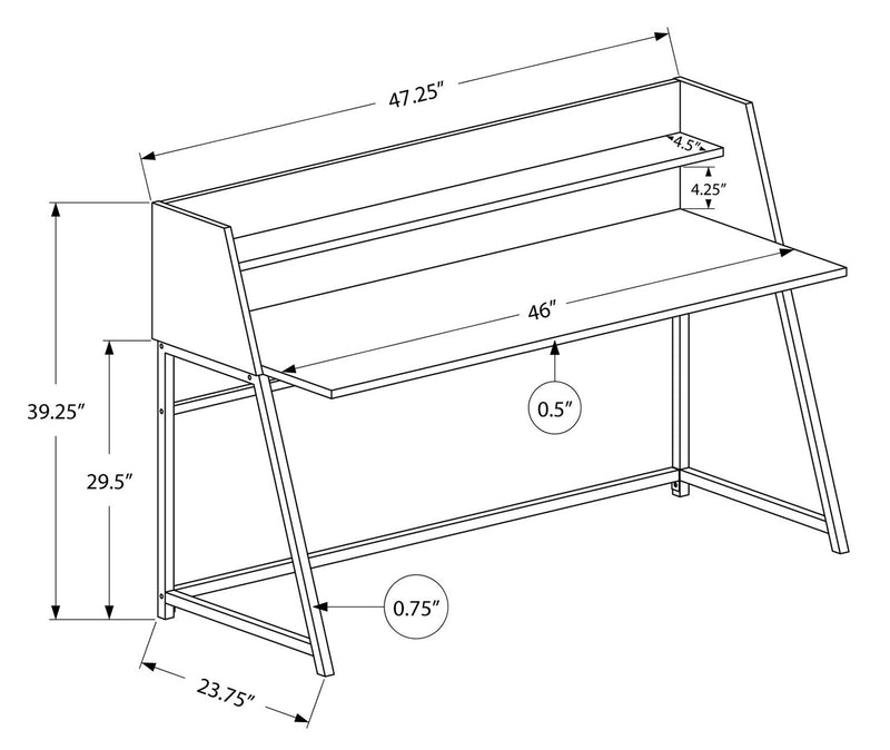 Lawson Desk White The Brick