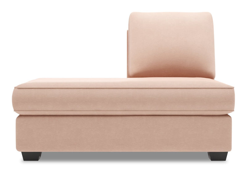 Sofa Lab Roll LAF Chaise Return - Pax Rose 