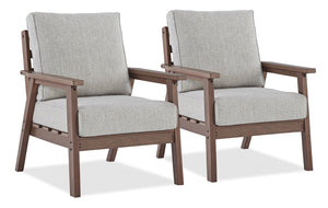 Nome Patio Chair - Set of 2 | Fauteuil Nome pour la terrasse - ensemble de 2 | NOMEC0CH