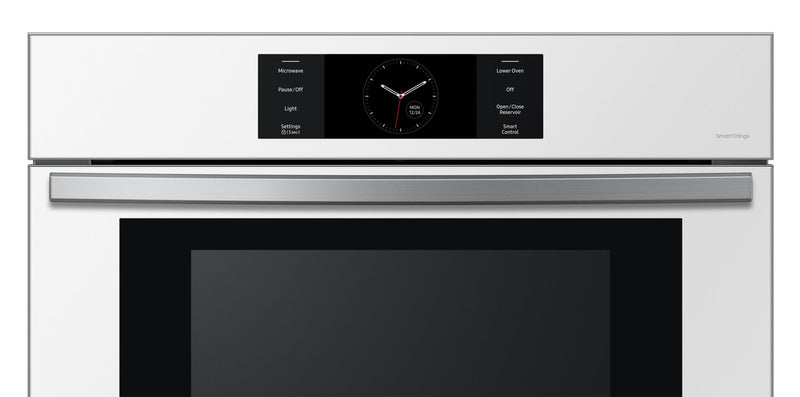 Samsung 30\" 7 Cu. Ft. Electric Micowave Combination Wall Oven - White - NQ70CB700D12AA