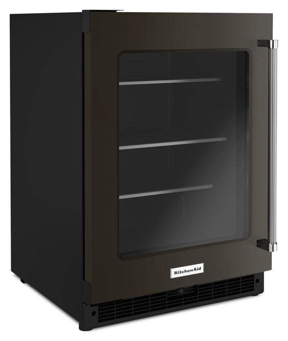 KitchenAid 24\" 5.2 Cu. Ft. Undercounter Refrigerator Refrigerator - Black Stainless Steel PrintShield™ - KURL314KBS