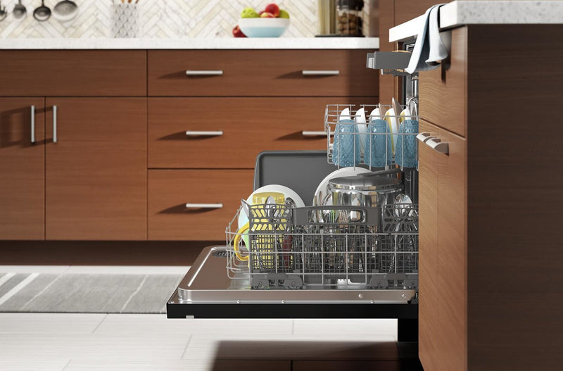 Whirlpool 24\" 47 dBA Built-In Top-Control Dishwasher - Black - WDTA50SAKB