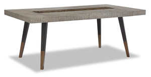 Tate Dining Table - Coventry Grey  | Table de salle à manger Tate - gris coventry | TATEGDTL